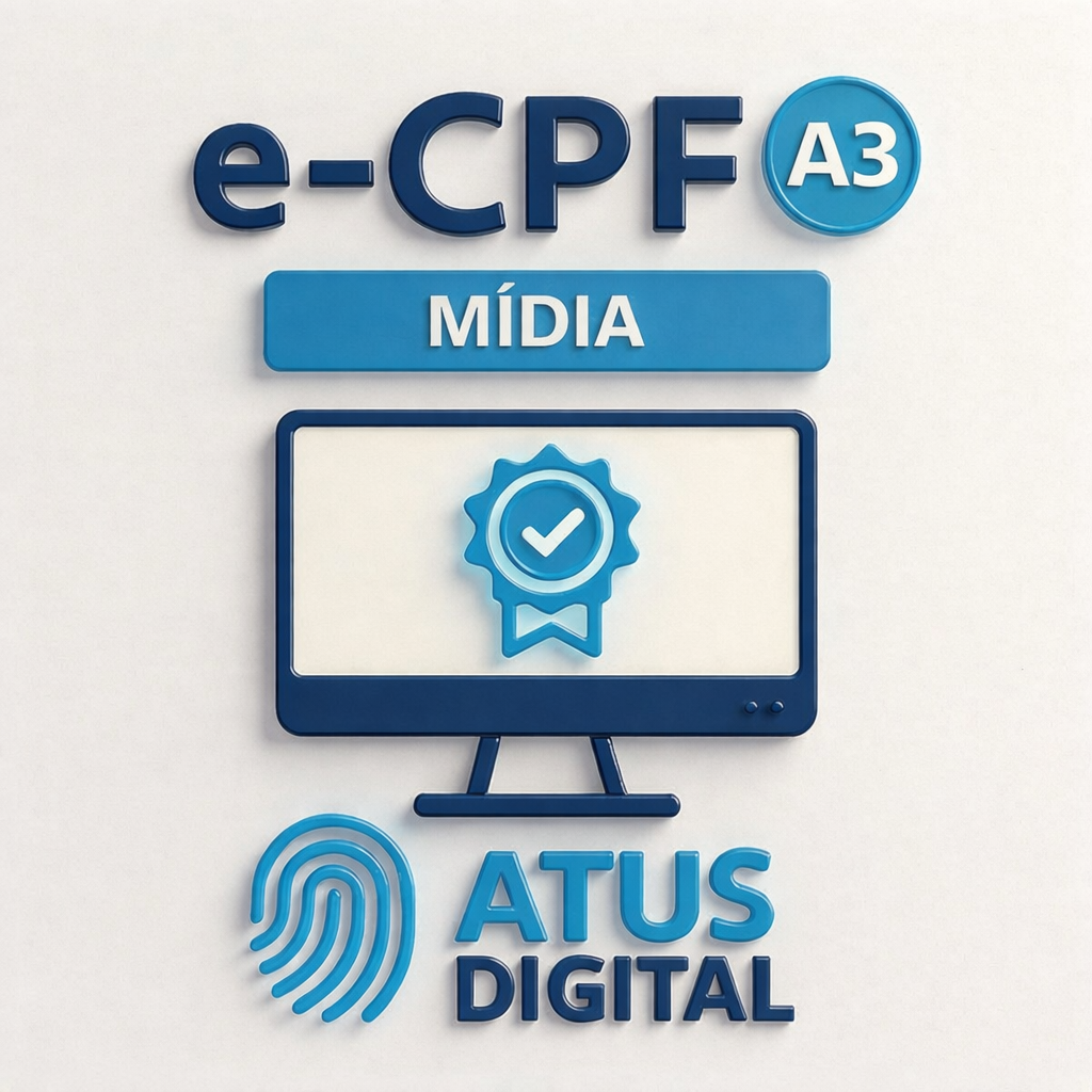 e-CPF A3 - 1 ANO - SEM MÍDIA