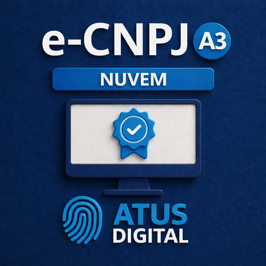e-CNPJ A3 - 1 ANO - NUVEM