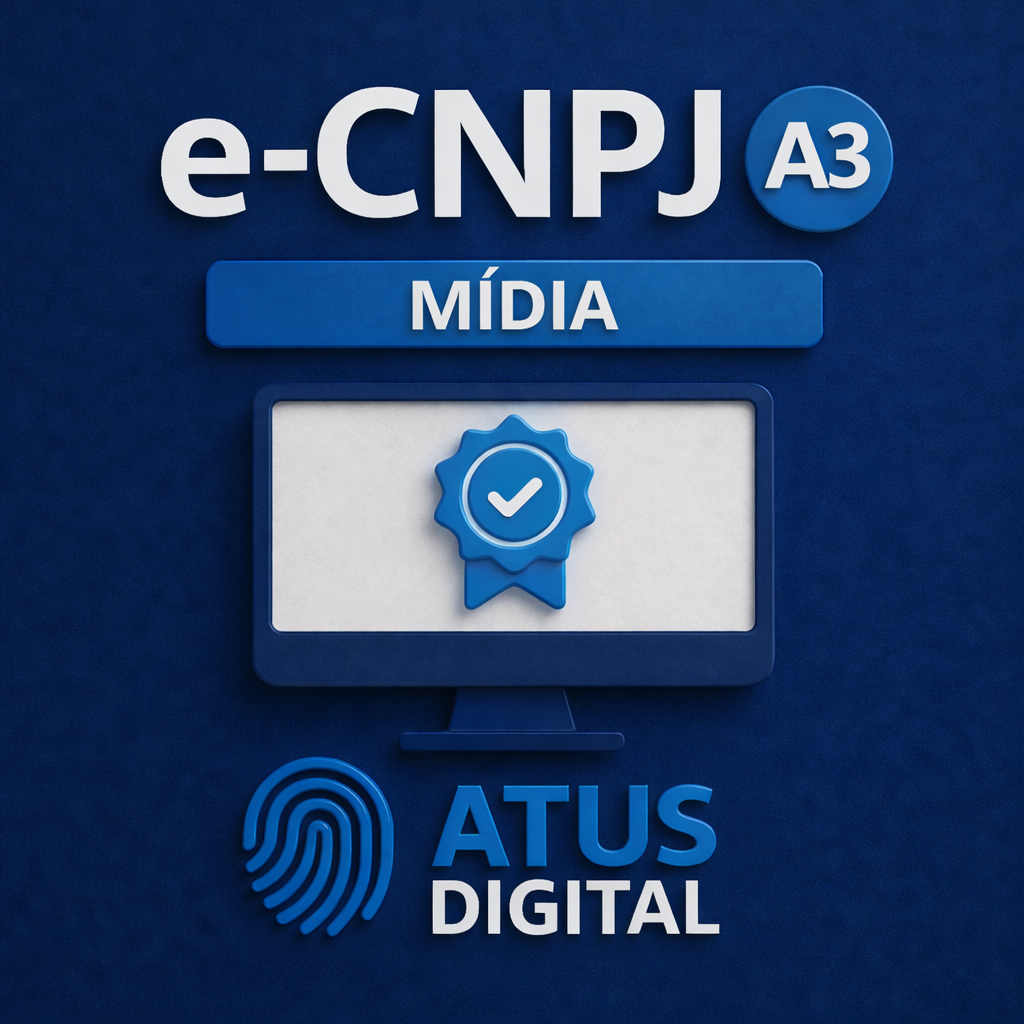 e-CNPJ A3 - 1 ANO - SEM MÍDIA